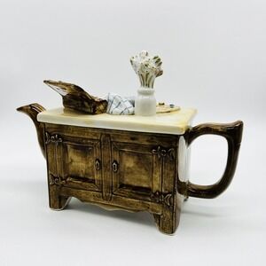 Cardinal Ind‎ Artists Palette Vanity Dresser Novelty Teapot RARE 80's Collectors